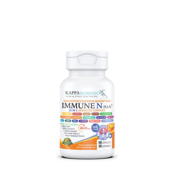 Version 1.0.0 Frasco de Immune N Plus 15 en 1 con ingredientes naturales para sistema inmunológico