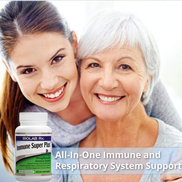 Producto Immune Super Plus Rx con fórmula de saúco y hongos medicinales