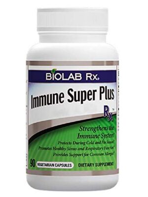 Suplemento Immune Super Plus Rx botella frente con etiqueta y texto inmunidad