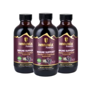 Immunia Fusion suplemento antioxidante paquete de 3 botellas