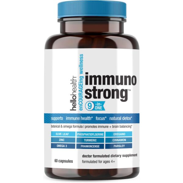 Immunostrong suplemento inmunológico 10 en 1 cápsulas HELLO HEALTH