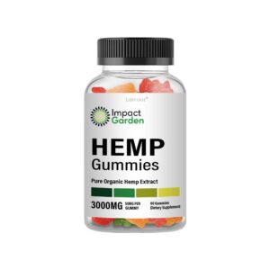 Impact Garden Hemp Gummies etiqueta frontal