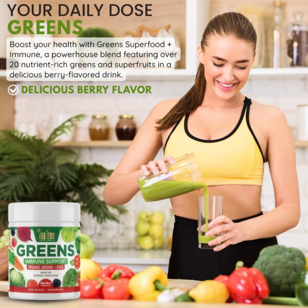 Ina Tree Health Revive Greens información nutricional