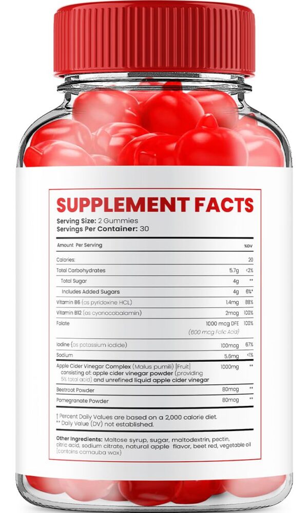 Version 1.0.0 Gomitas Ketosyn ACV extra fuerte para bienestar