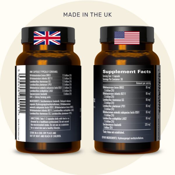 Inessa suplemento probiótico vegano 7 cepas liberación retardada