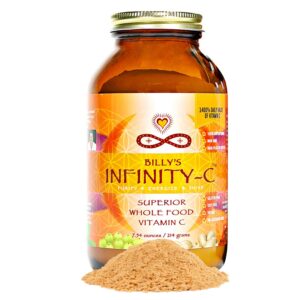 Version 1.0.0 Frasco de polvo orgánico vitamina c Infinity-C con superalimentos