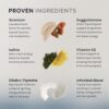Detalles de ingredientes clave en el envase