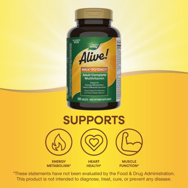 Version 1.0.0 Información nutricional multivitamínico Alive Max3 sin hierro