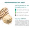 Información nutricional Ashwagandha EBAT