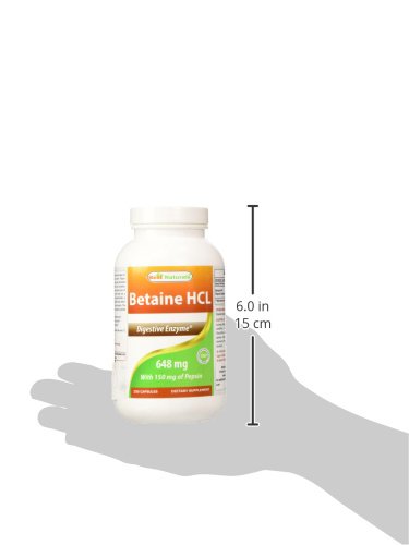 Información nutricional de Betaine HCL