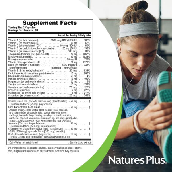 Información nutricional de Natures Plus Procreation