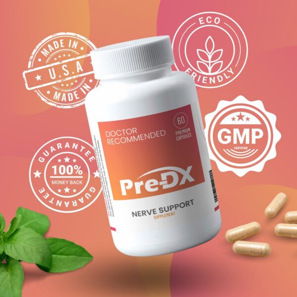 Información nutricional Pre-DX suplemento nervioso