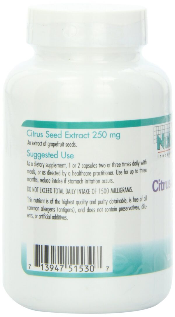 Version 1.0.0 Información nutricional suplemento extracto semilla de toronja Nutricology
