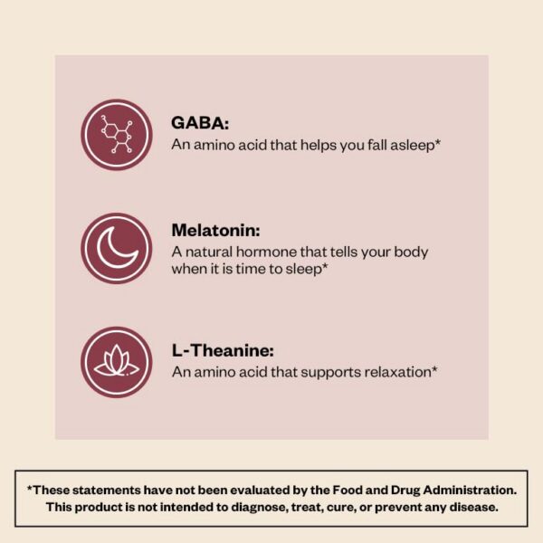 Version 1.0.0 Información nutricional suplemento sueño MENOLABS Well Rested