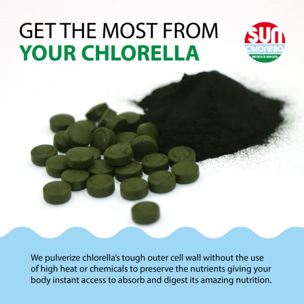 Version 1.0.0 Información nutricional suplemento Sun Chlorella alga verde