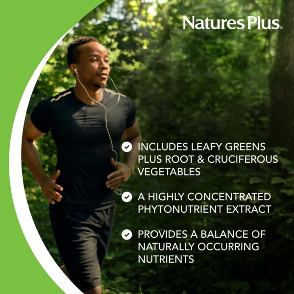 Visual suplementación Vegetales Mixtos Natures Plus potencia alta