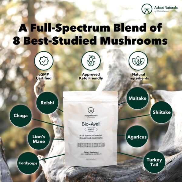 Etiqueta del producto Adapt Naturals