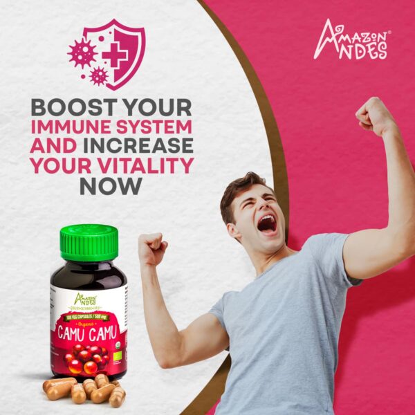 Información de suplemento Camu Camu Amazon Andes