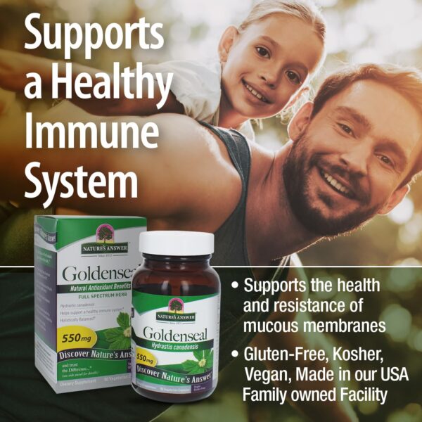Version 1.0.0 Información suplemento cápsulas Goldenseal Nature's Answer