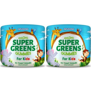 Version 1.0.0 Frasco de Infusions Super Green Gummies para niños