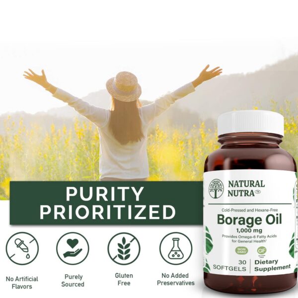Ingrediente natural aceite de borraja para la salud