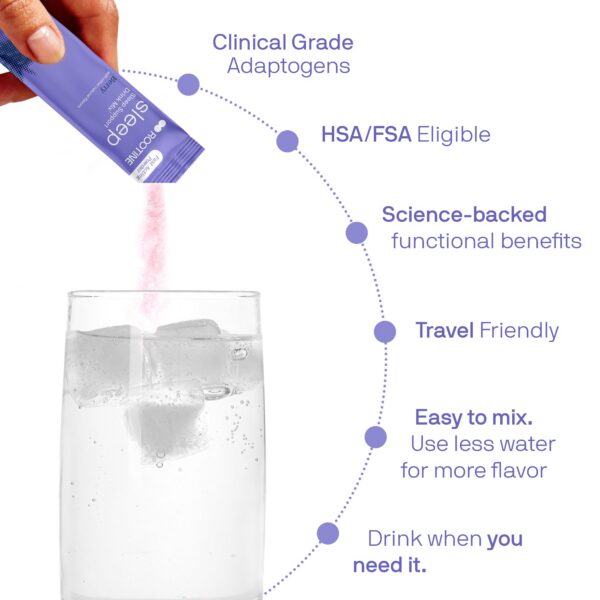 Ingrediente de sueño Magnesio polvo calmante Rootine sin melatonina