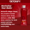 Version 1.0.0 Detalle ingredientes bebida detox Detoxify Mega Clean herbal