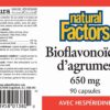 Ingredientes Bioflavonoides cítricos Natural Factors 650 mg