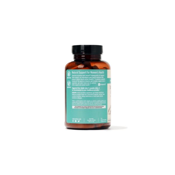 Ingredientes botánicos en multivitamínico NatureWise para mujeres