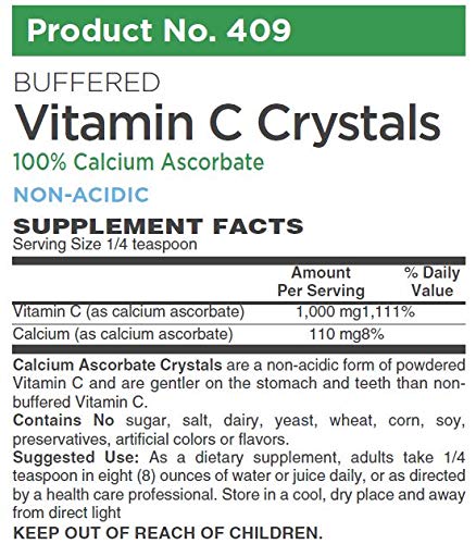 Version 1.0.0 Listado de ingredientes calcio ascorbato no ácido