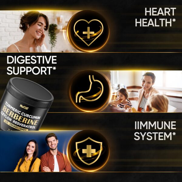 Ingredientes combinados en suplemento NUQIIT berberina