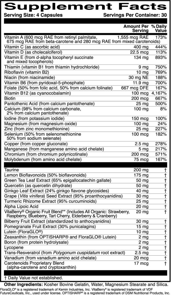 Version 1.0.0 Ingredientes de Fórmula OcularProtect