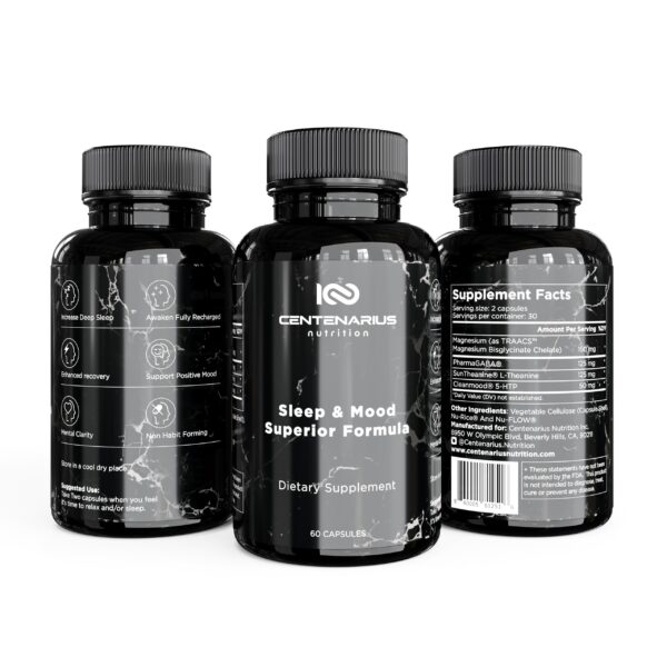 Ingredientes fórmula sueño y ánimo Centenarius Nutrition