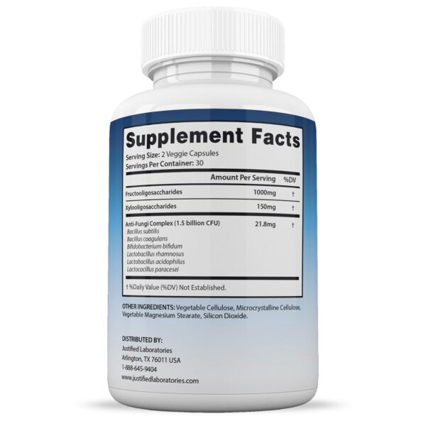 Version 1.0.0 Ingredientes de Fungus Defend probiótico