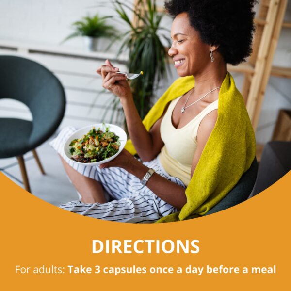 Etiqueta de ingredientes en frasco