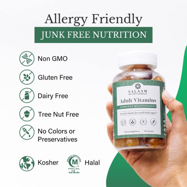 Ingredientes de las gomitas multivitaminas para adultos