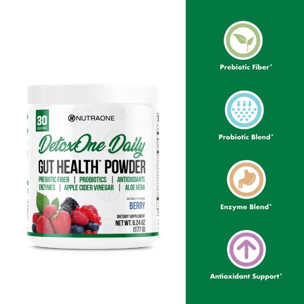 Ingredientes herbales naturales DetoxOne para digestión