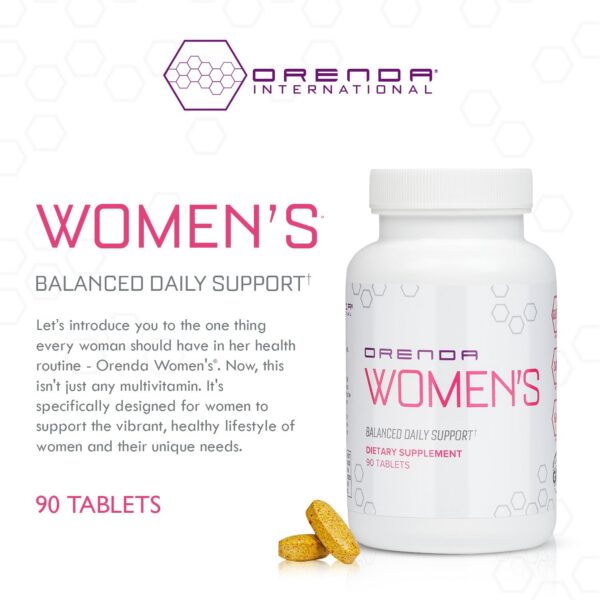 Ingredientes hierbas multivitaminas mujer Orenda