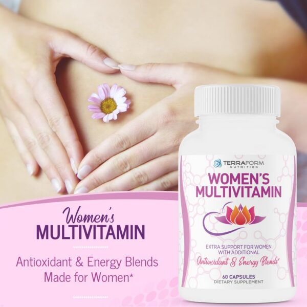 Ingredientes activos multivitaminas Terraform Nutrition mujer
