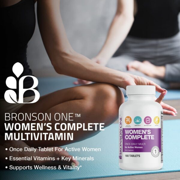 ingredientes multivitaminico Bronson para mujeres