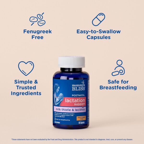 Ingredientes naturales apoyo lactancia Mommy's Bliss