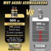 Ingredientes naturales Ashwagandha Agobi para energía y bienestar