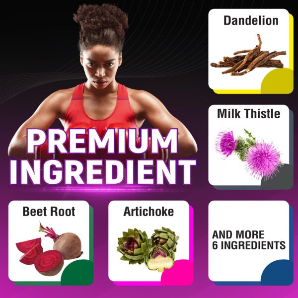 Ingredientes naturales en cápsulas de diente de león