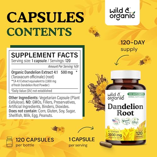 Version 1.0.0 Ingredientes naturales en cápsulas de diente de león