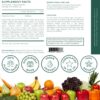 Ingredientes naturales en cápsulas para salud y energía