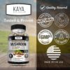 Ingredientes naturales en cápsulas de Kaya Naturals complejo hongos
