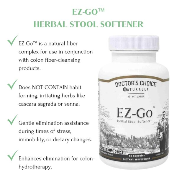 Ingredientes naturales cápsulas Naturally Ez-go de Doctors Choice