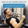 Ingredientes naturales en cápsulas para salud masculina