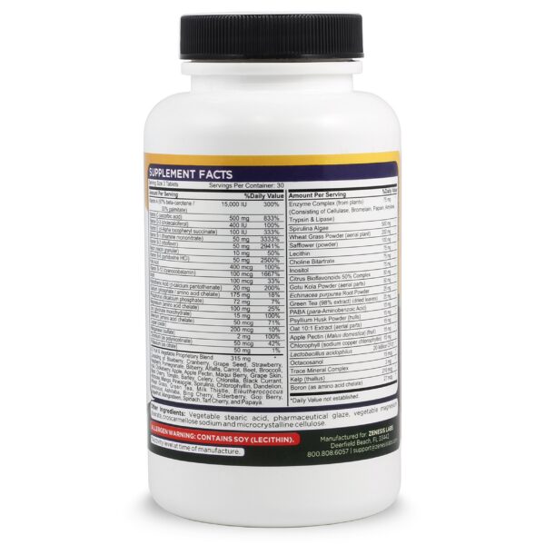 Ingredientes naturales en cápsulas Zenesis Labs