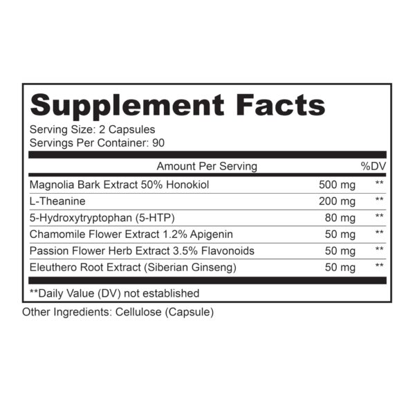 Version 1.0.0 Ingredientes naturales en Chill Pill para bienestar mental